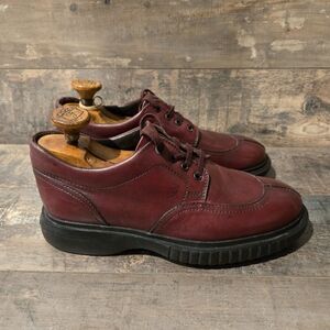 Hogan Lace Up Burgundy Shoes Men ● 7.5